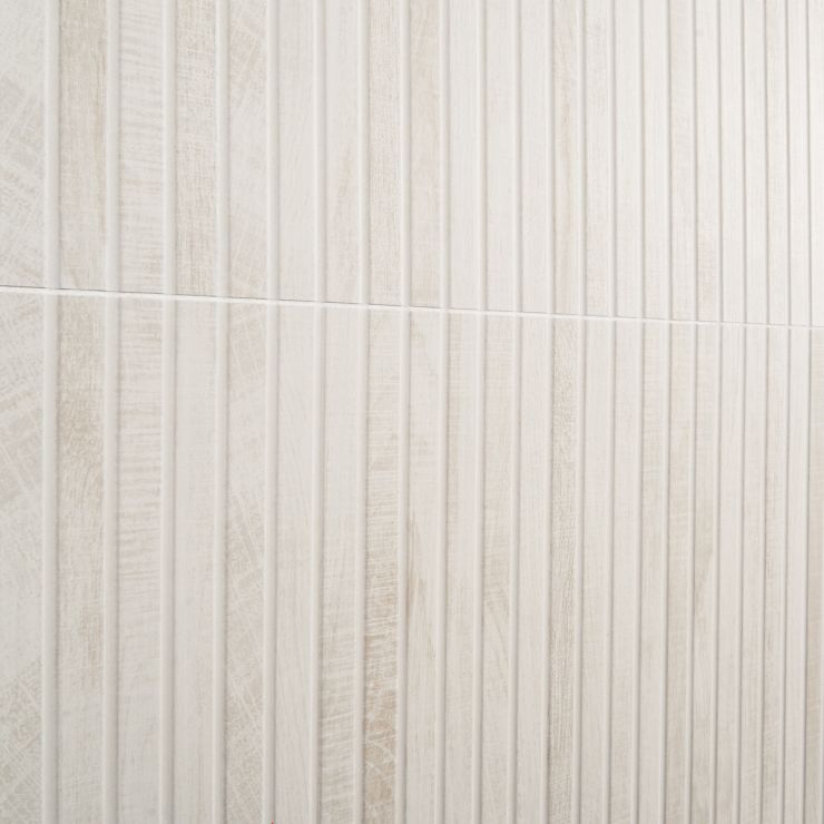 Kenridge Ribbon White 24x48 Matte Porcelain Tile Tilebar