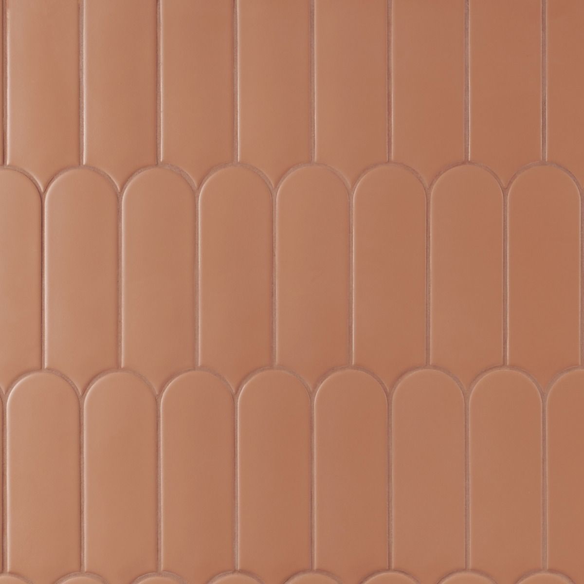 Sample Parry Clay Terracotta X Fishscale Matte Ceramic Tile