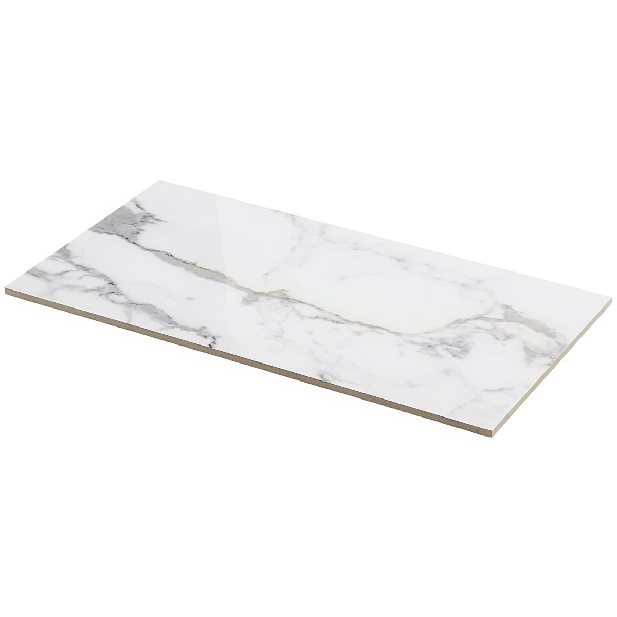 Paradox Statuario Valley X Polished Porcelain Tile Tilebar