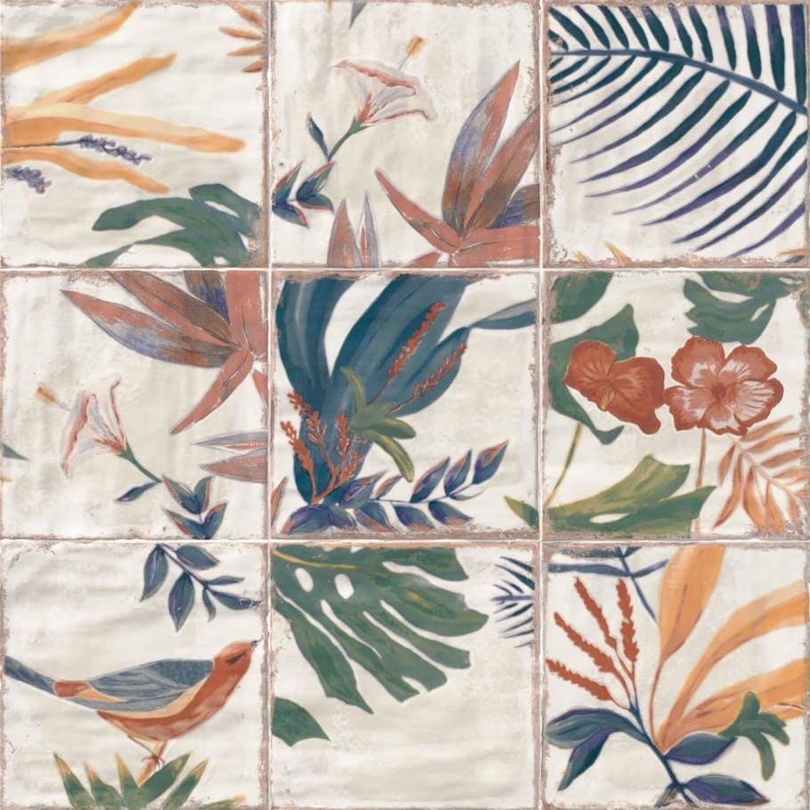 Angela Harris Dunmore Sonata Mural 8x8 Ceramic Tile