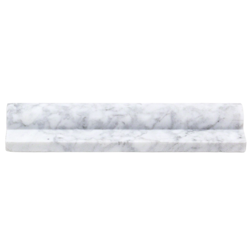  Brushed Stone Carrara Chair Rail Marble Liner 
