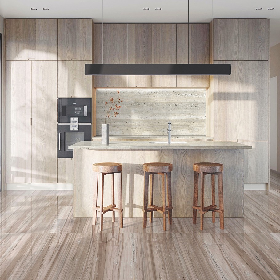 Top 8 Kitchen Flooring Ideas And Trends For 2020 Tileist By Tilebar
