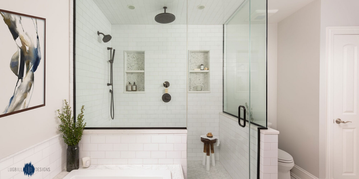 An image of a Erica Lugbill design in the bathroom.