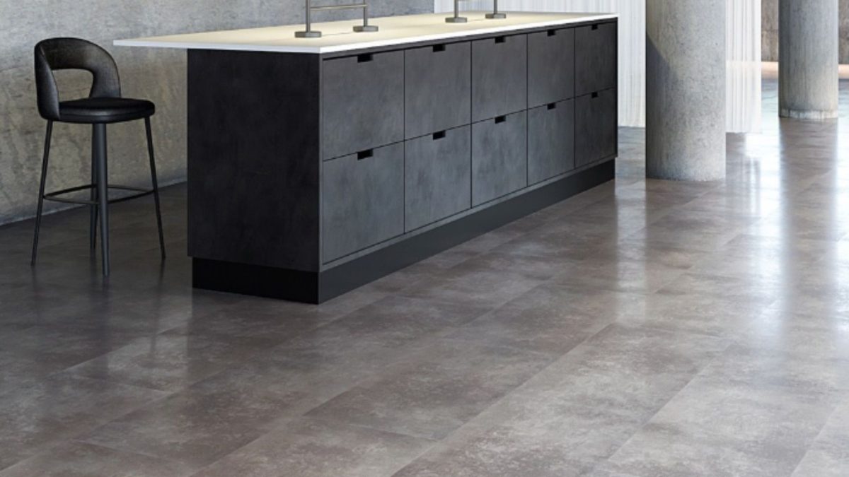 Creating Impact with Concrete Look Vinyl Flooring