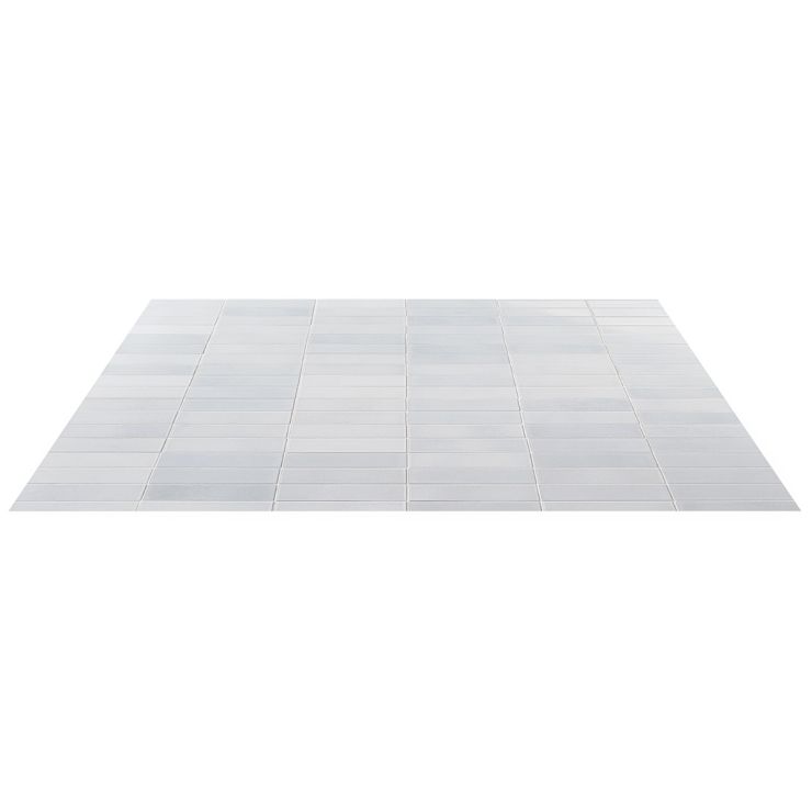 Color One Milk White 2x8 Glossy Lava Stone Tile | Tilebar.com