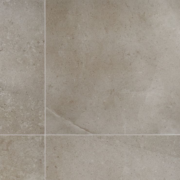 New Rock Tortora Taupe 24x24 Matte Porcelain Tile | Tilebar.com