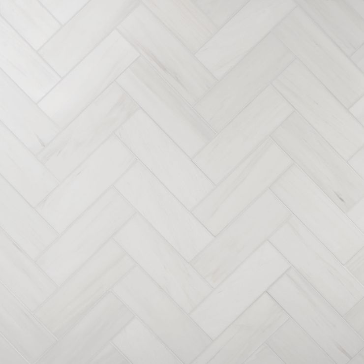 Bianco Dolomite Premium 4x12 Polished Marble Tile | Tilebar.com