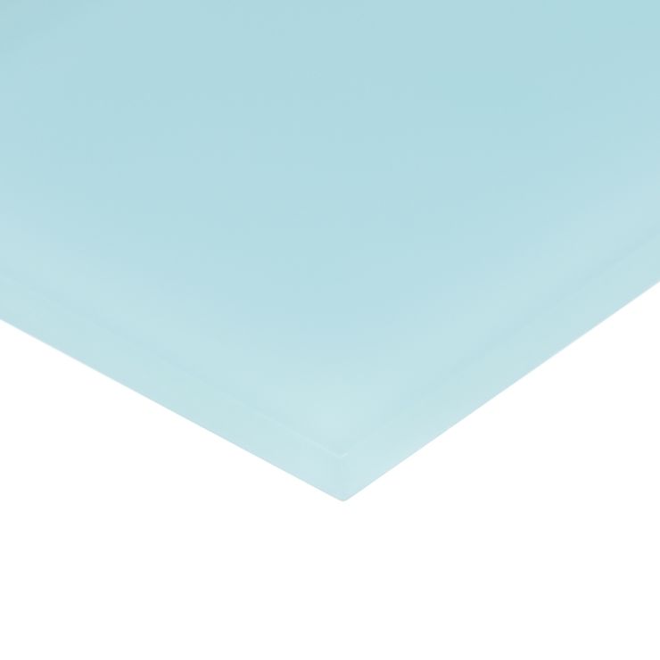 Loft Turquoise 4x12 Frosted Glass Tile | TileBar.com