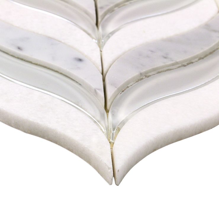 Silent Storm Marble & Glass Tile | TileBar.com
