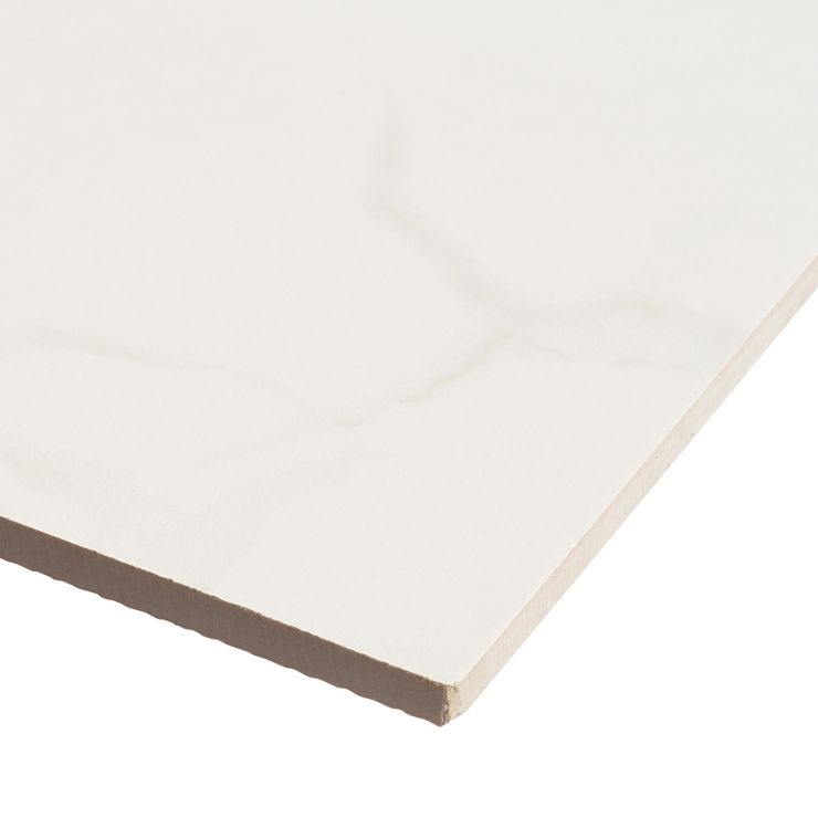 TileBarXL Marmi Slim White Calacatta Honed 24"X48" Porcelain Tile ...