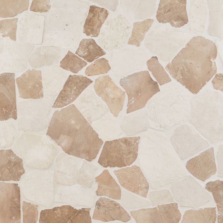 Nature Flagstone Komodo Blend Honed Mosaic | Tilebar.com