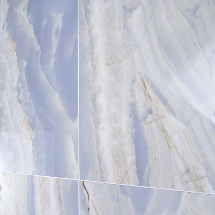 Lumina Onyx Opera Blue 24x48 Porcelain Tile | Tilebar.com