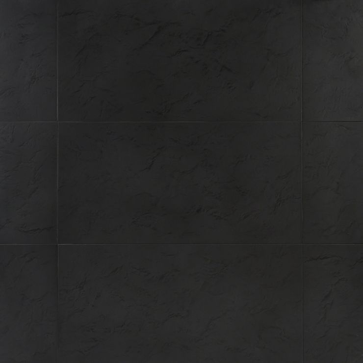 Decorigami Antracite 16x32 Black Porcelain Matte Tile