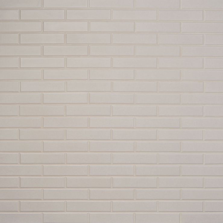 Eastside Beveled Ecru 2x9 Matte Ceramic Tile | Tilebar.com