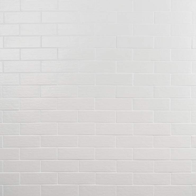 Kiln White 3x9 Matte Porcelain Tile 