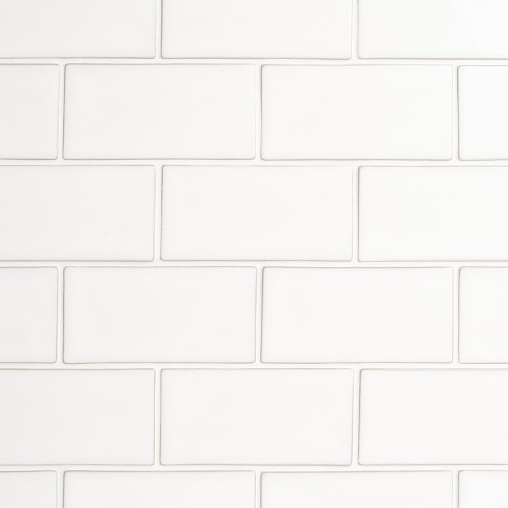 Nabi Natural White 3x6 Ceramic Tile | TileBar.com