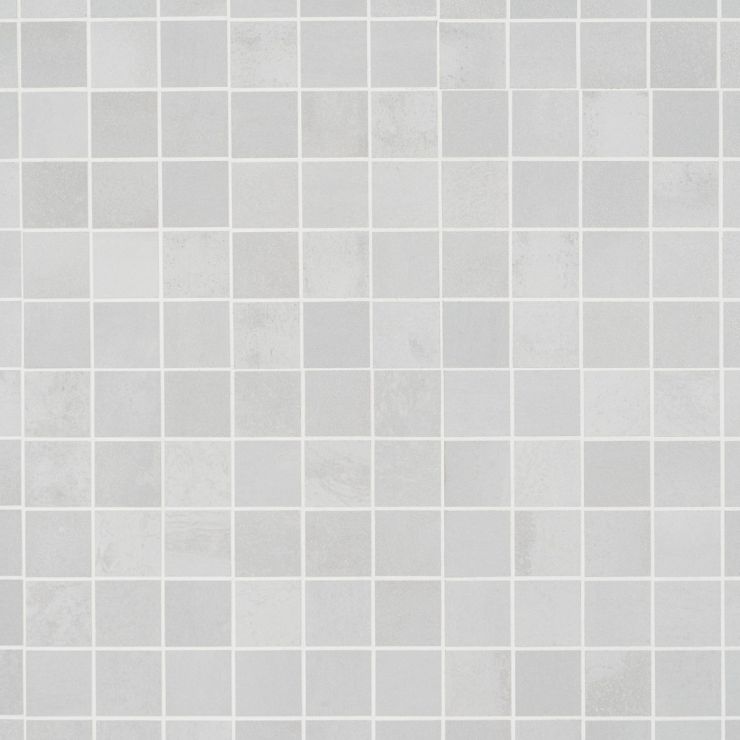 Hewlett White Pearl 2x2 Matte Porcelain Mosaic| Tilebar.com