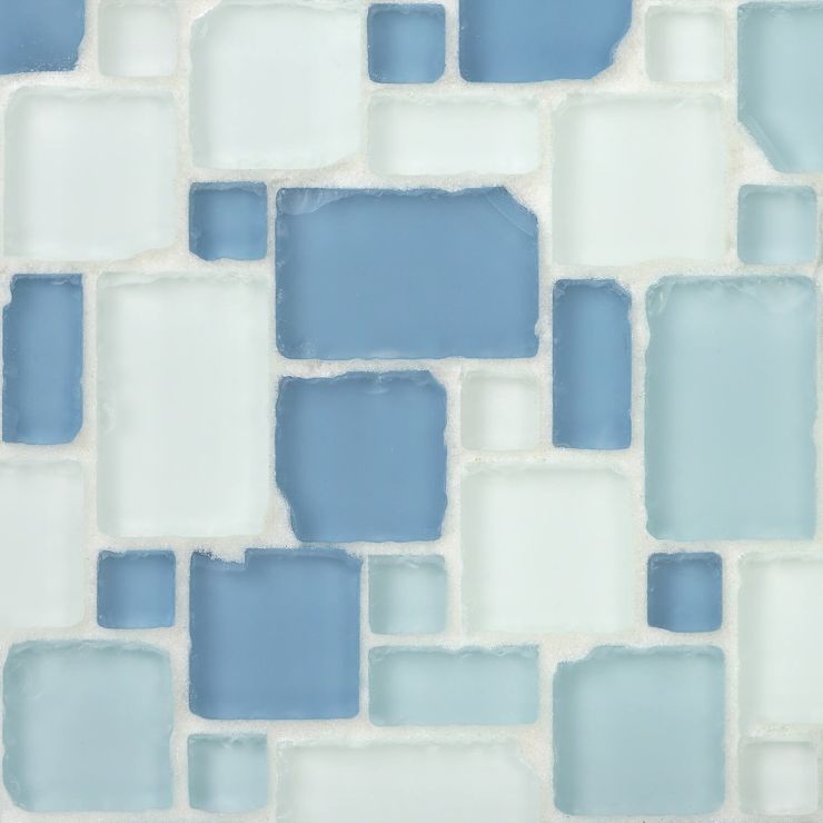 Shop For Coastal Dew 2x8 Beached Frosted Glass Tiles At 1637