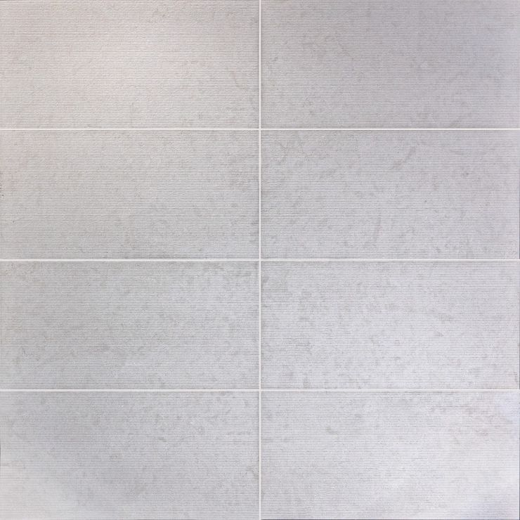 Simena Lines Cream Beige 12x24 Textured Limestone Tile | Tilebar.com