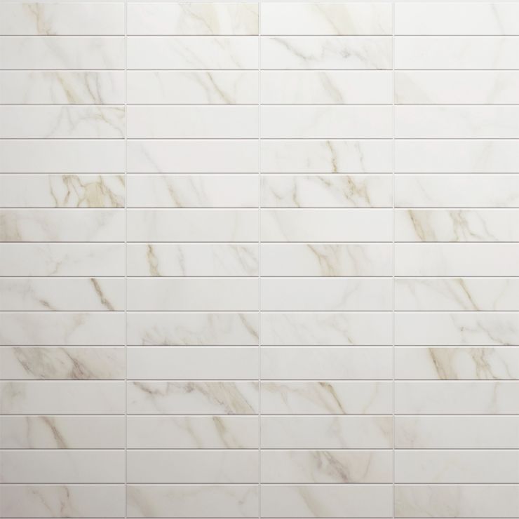 Essentials White Vena Ceramic Tile - MSI Surfaces