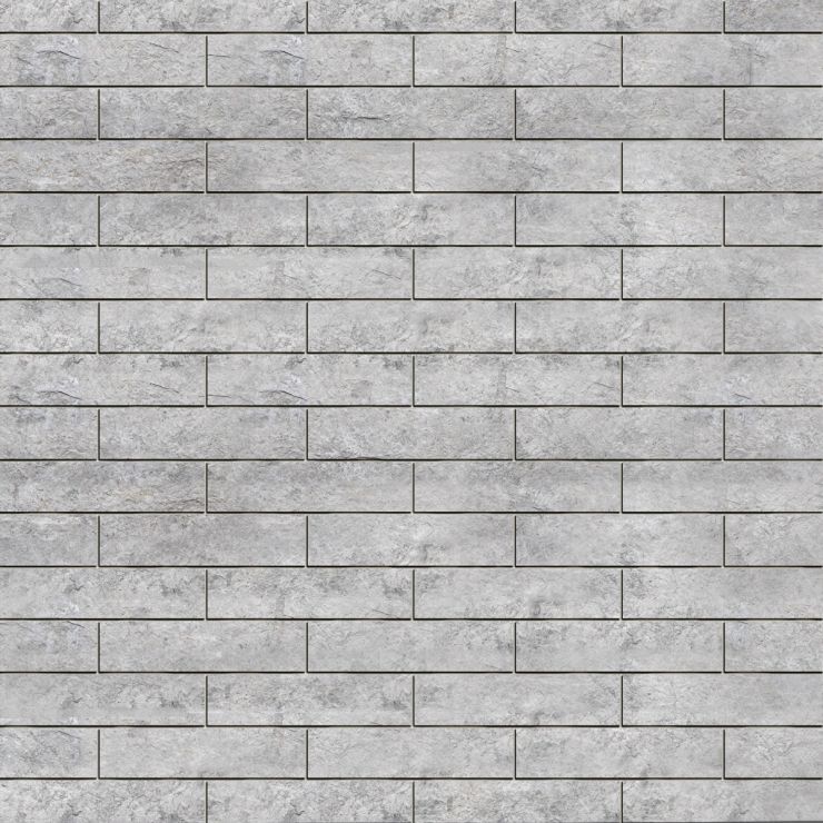 Tundra Gray Splitface 3x12 Textured Limestone Tile | Tilebar.com