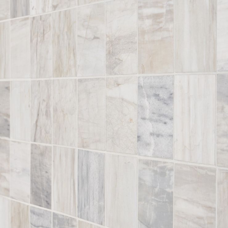 Sabbia 3x3 Honed Marble Mosaic | Tilebar.com