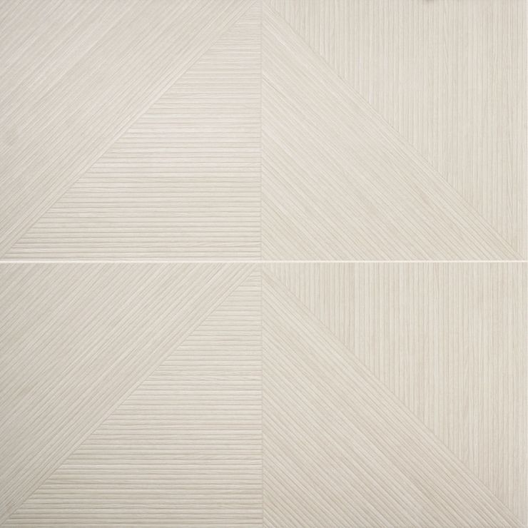 Sample-Enso Ribbed Ash 24x48 Matte Porcelain Wood Look Tile