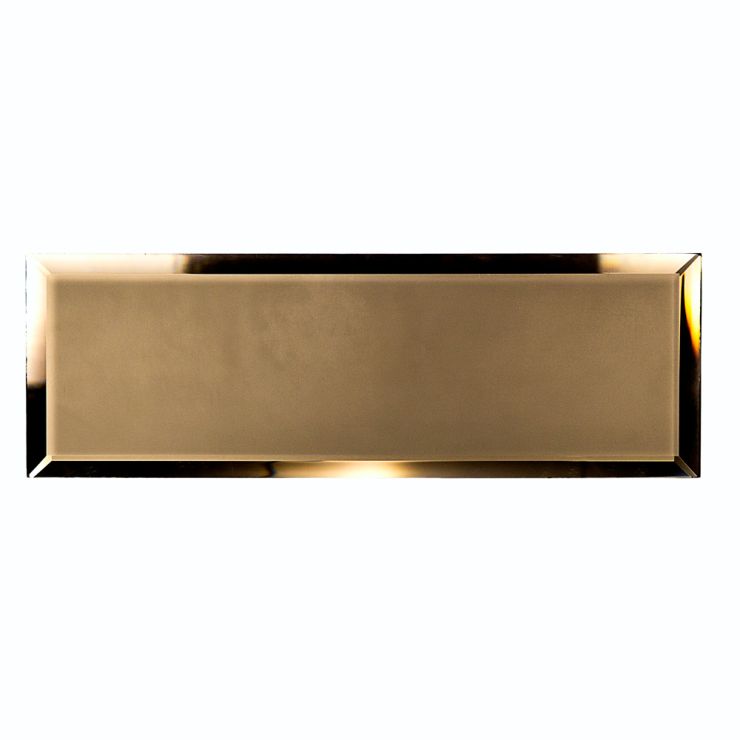 Bronze Beveled 4x12 Mirror Tile 1441