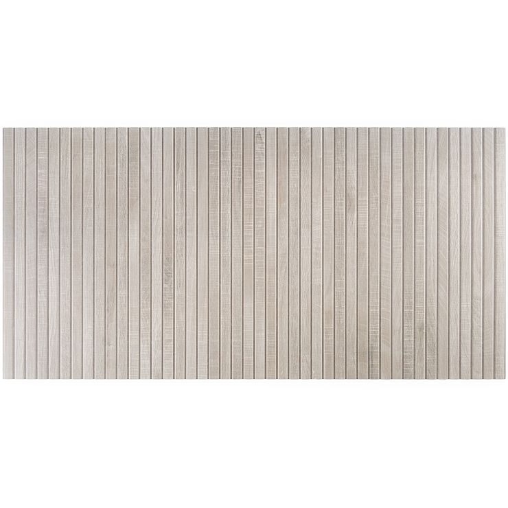 Sample-Kenridge Ribbon Gray 24x48 Matte Porcelain Wood Look Tile