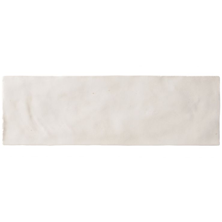 Portmore White 3x8 Glazed Ceramic Tile | Tilebar.com