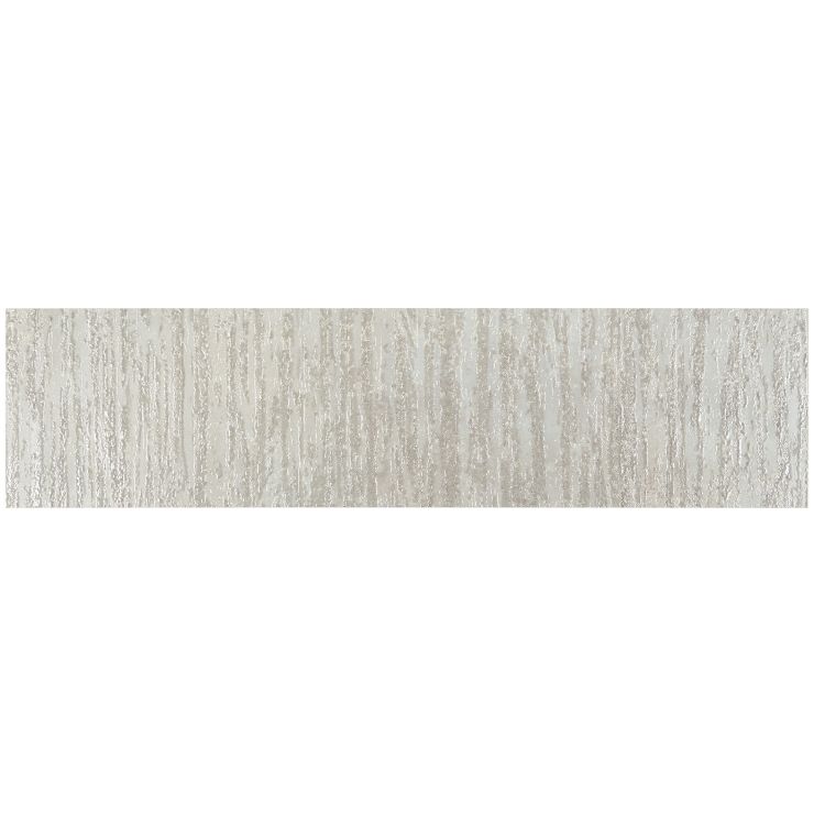 Twilight Deco Silver 12x48 Metal Look Porcelain Tile | TileBar.com