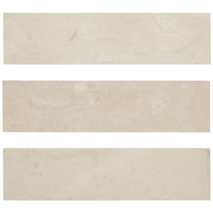 Aero Cream 3x12 Polished Limestone Tile | Tilebar.com