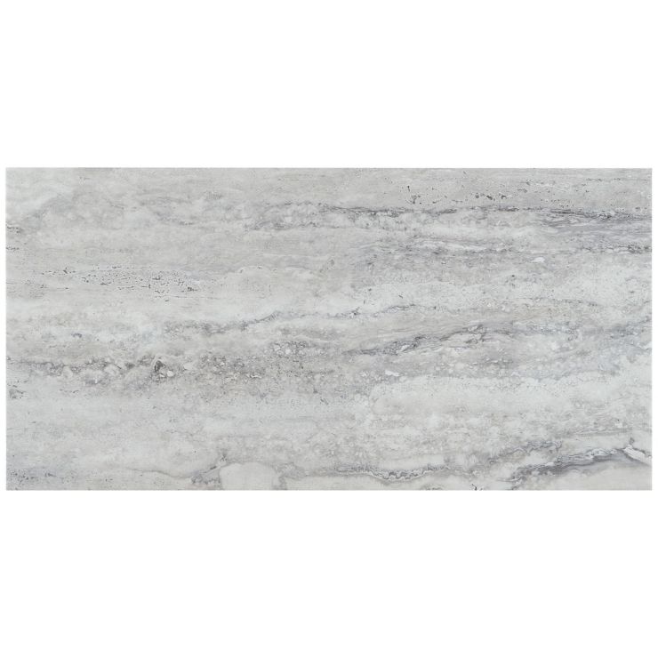 Tilebar Tepoca White Cotton Loose Lay 12x24 Luxury Vinyl Tile, Backsplash, Wall and Floor