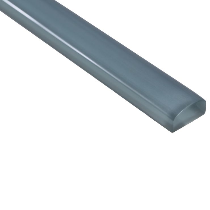 Blue Gray Polished Glass Pencil | TileBar.com