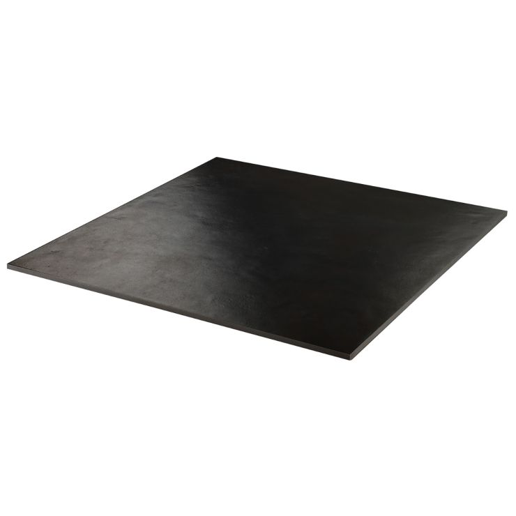 Rethink Leather Black 24x24 Matte Porcelain Tile | Tilebar.com