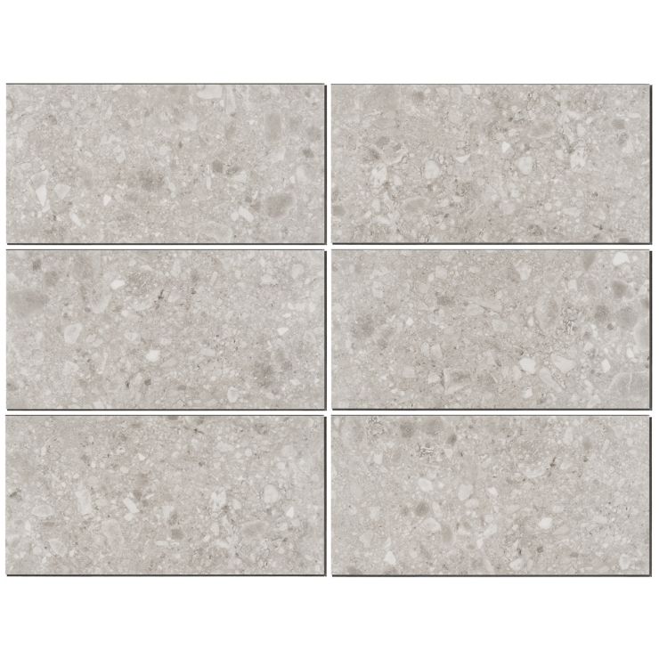 Stone Grey Marble Rigid Core Luxury Vinyl Tile - Foam Back