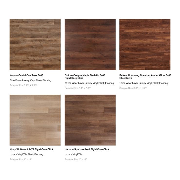 Glengarry Luxury Vinyl Plank Flooring Sample
