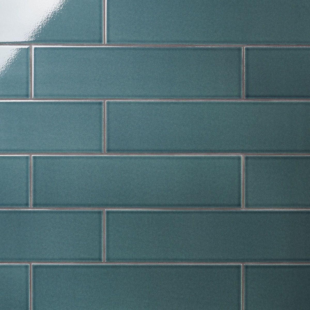 Colorplay Emerald Green 4.5x18 Glossy Crackled Ceramic Tile | Tilebar.com