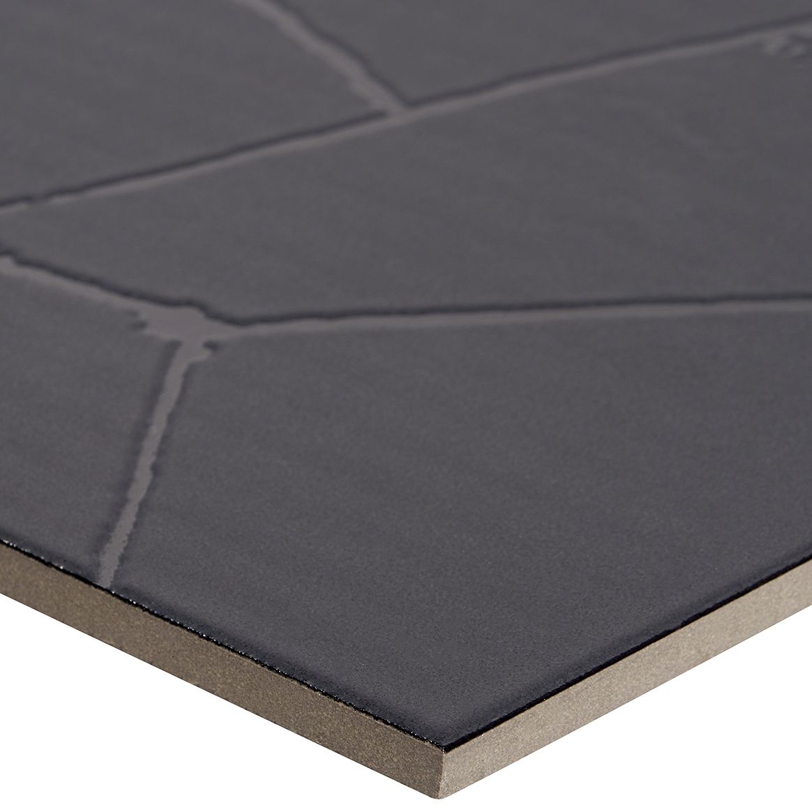 Faber Black 16x32 Matte Porcelain Tile | Tilebar.com