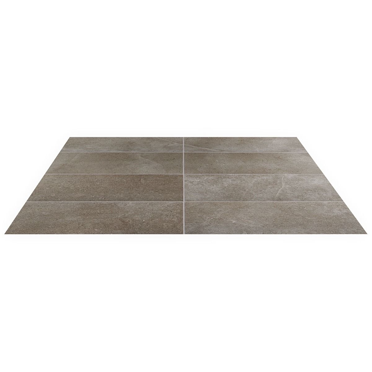 New Rock Tortora Taupe 12x24 Chiseled Porcelain Tile | Tilebar.com