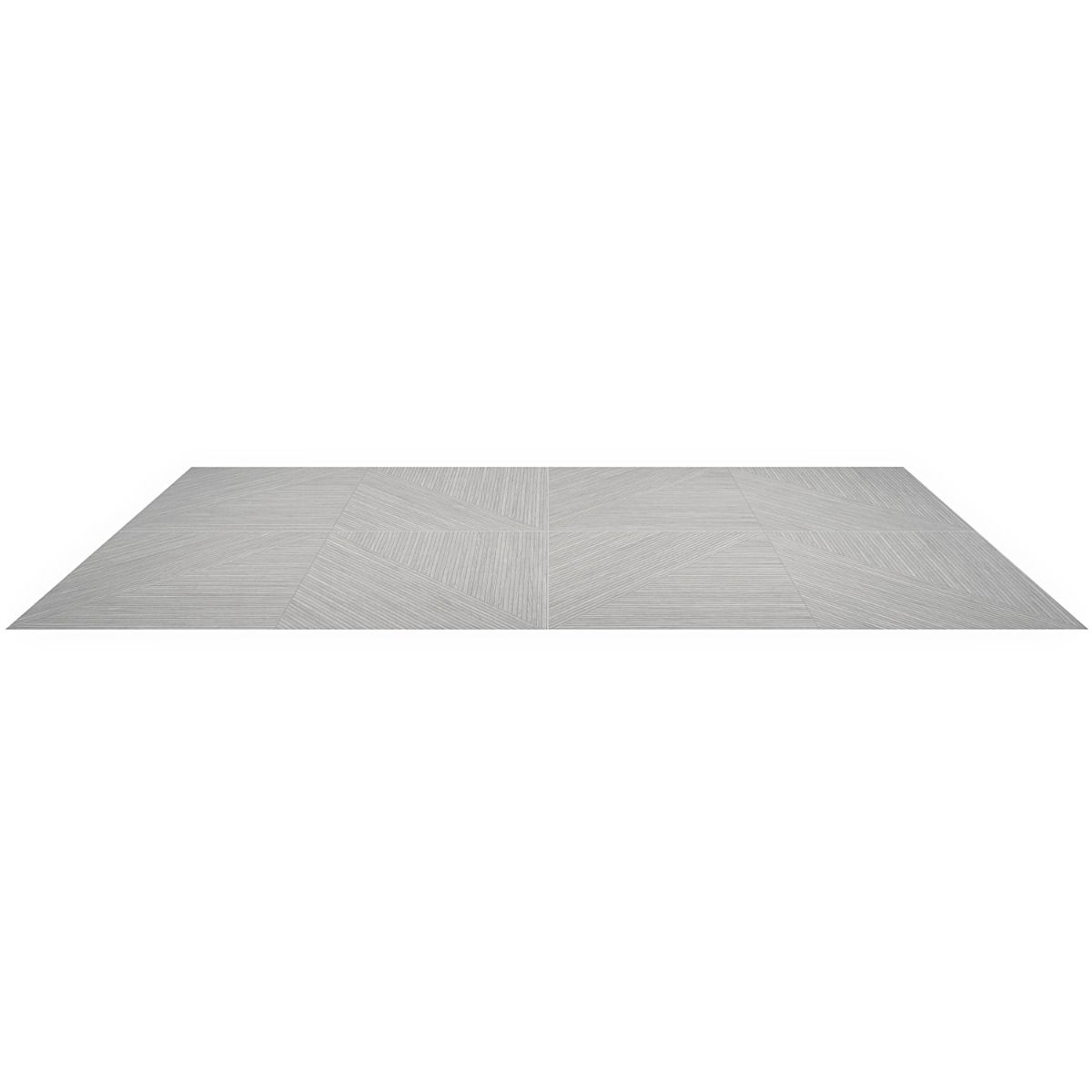 Enso Ribbed Gray 24x48 Matte Porcelain Tile | Tilebar.com