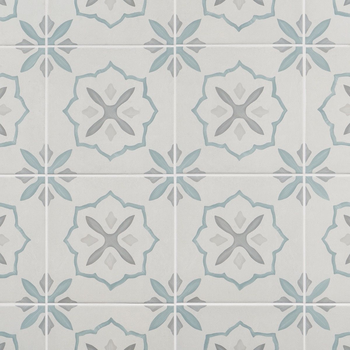 Lapaz Stella Blue 9x9 Matte Porcelain Tile | Tilebar.com