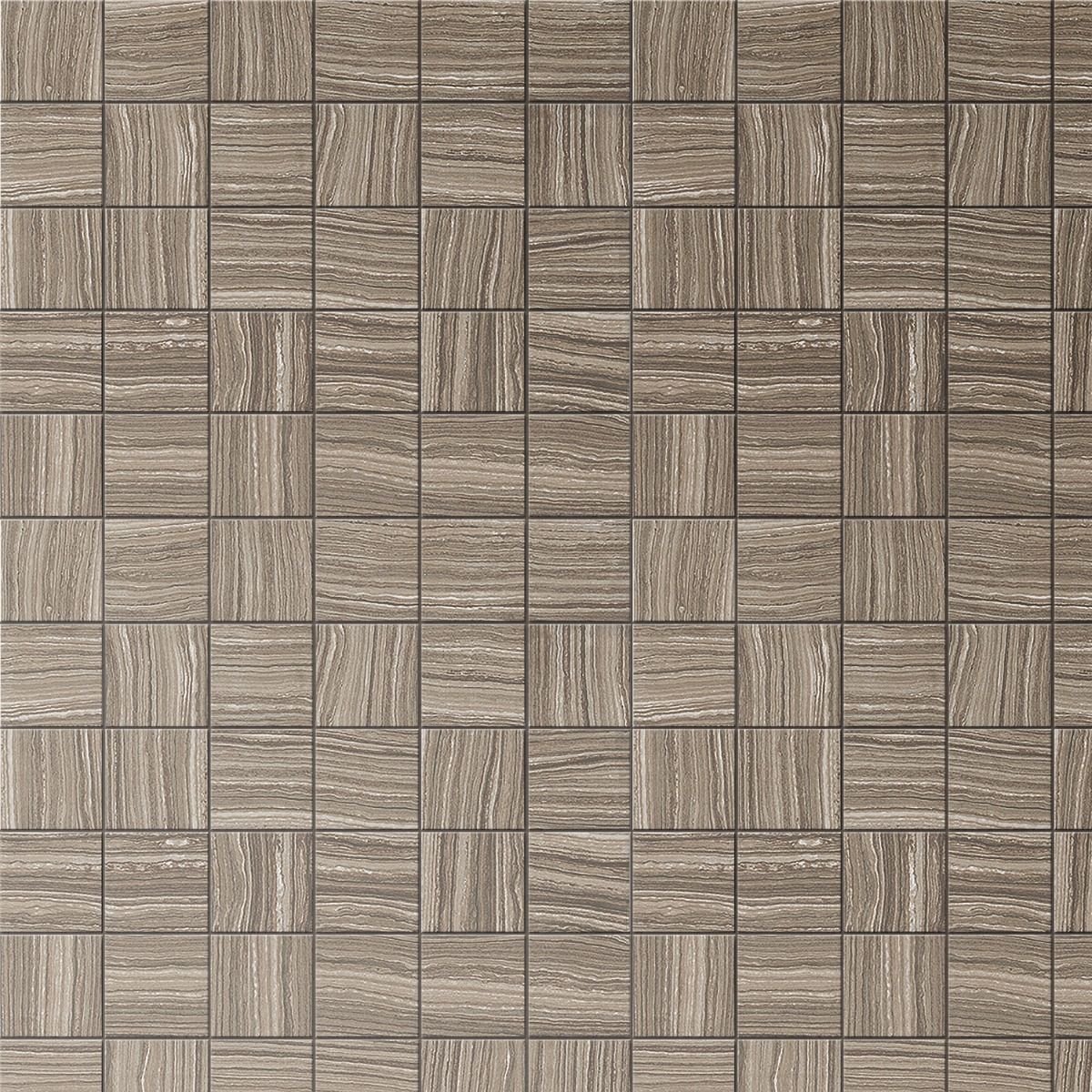 Miles Taupe Blend 2x2 Matte Porcelain Mosaic | Tilebar.com