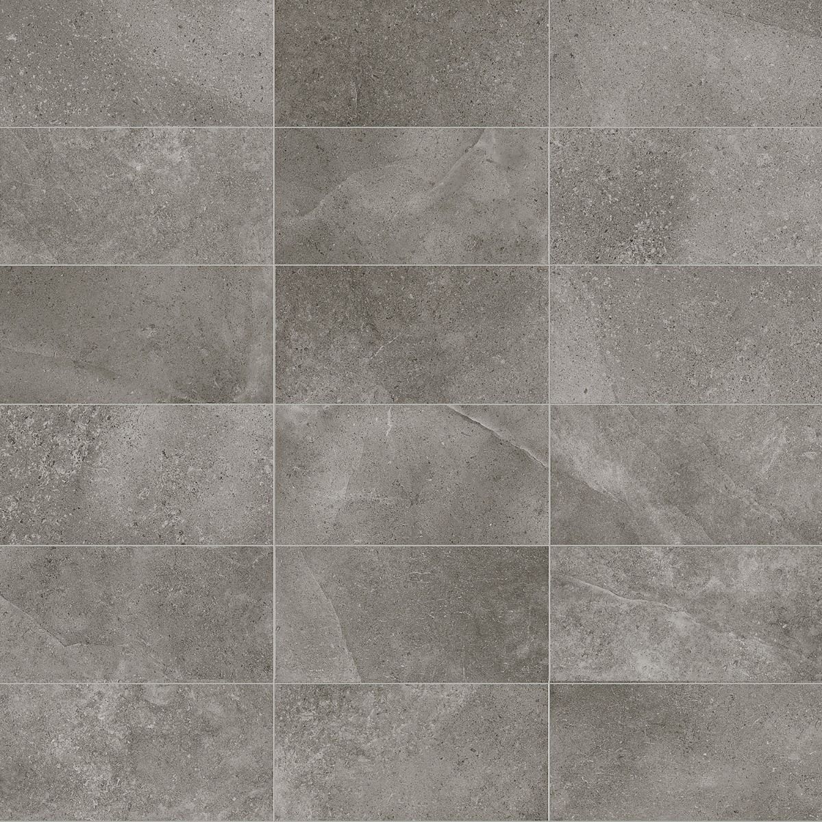 Sample-New Rock Fossil Dark Gray 48x48 Matte Porcelain Tile