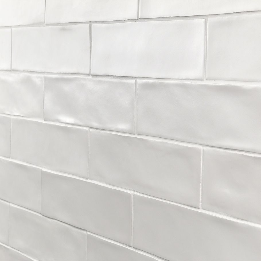 Bayou White 3x12 Matte Ceramic Subway Tile | TileBar.com