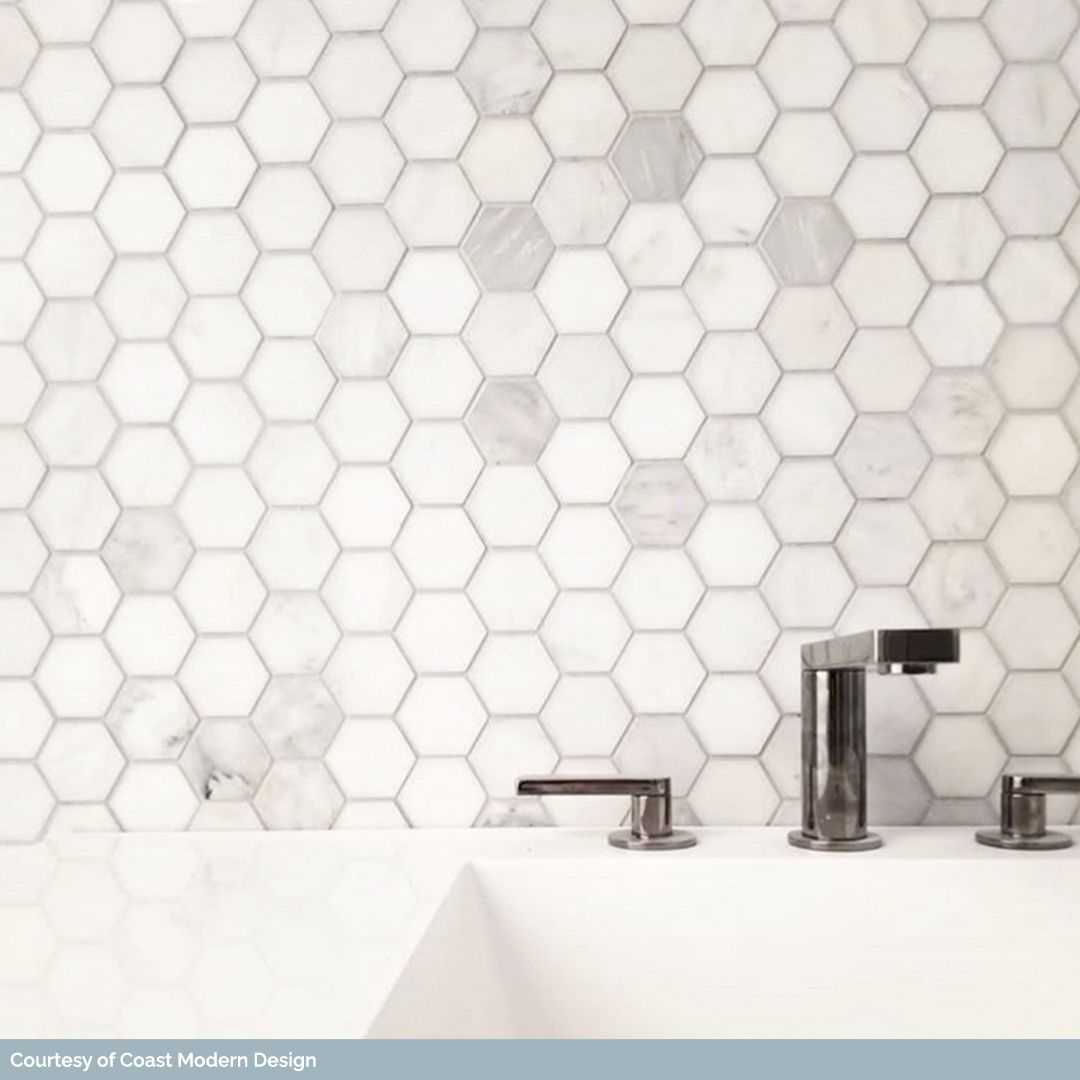 Calacatta Hexagon Tile - 2