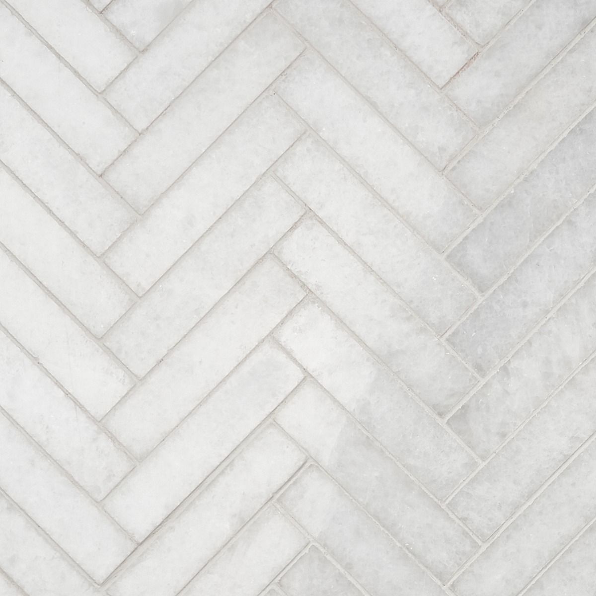 Snow White 1x4 Polished Marble Mosaic | Tilebar.com