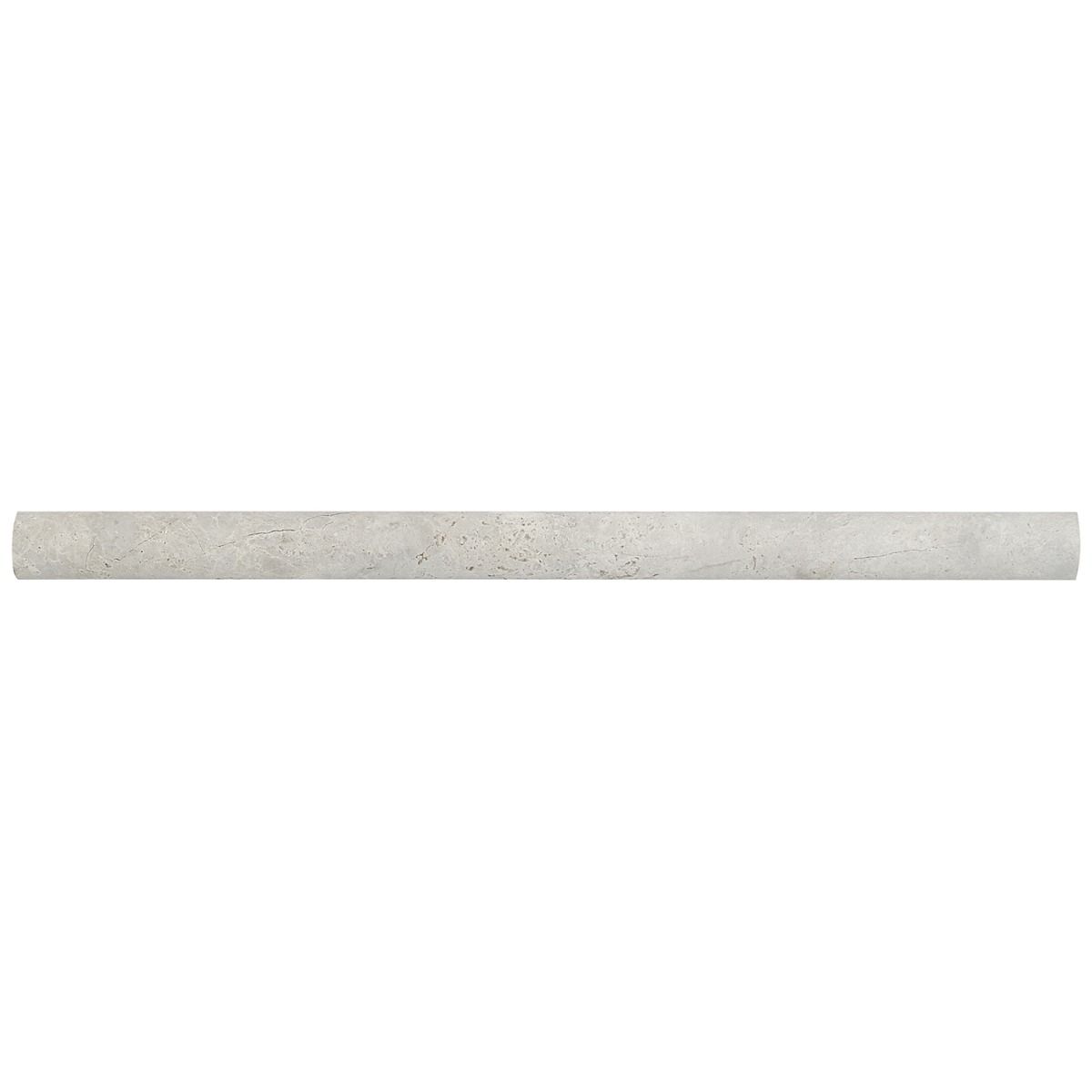 Tundra Gray 1x12 Honed Marble Pencil Molding | Tilebar.com