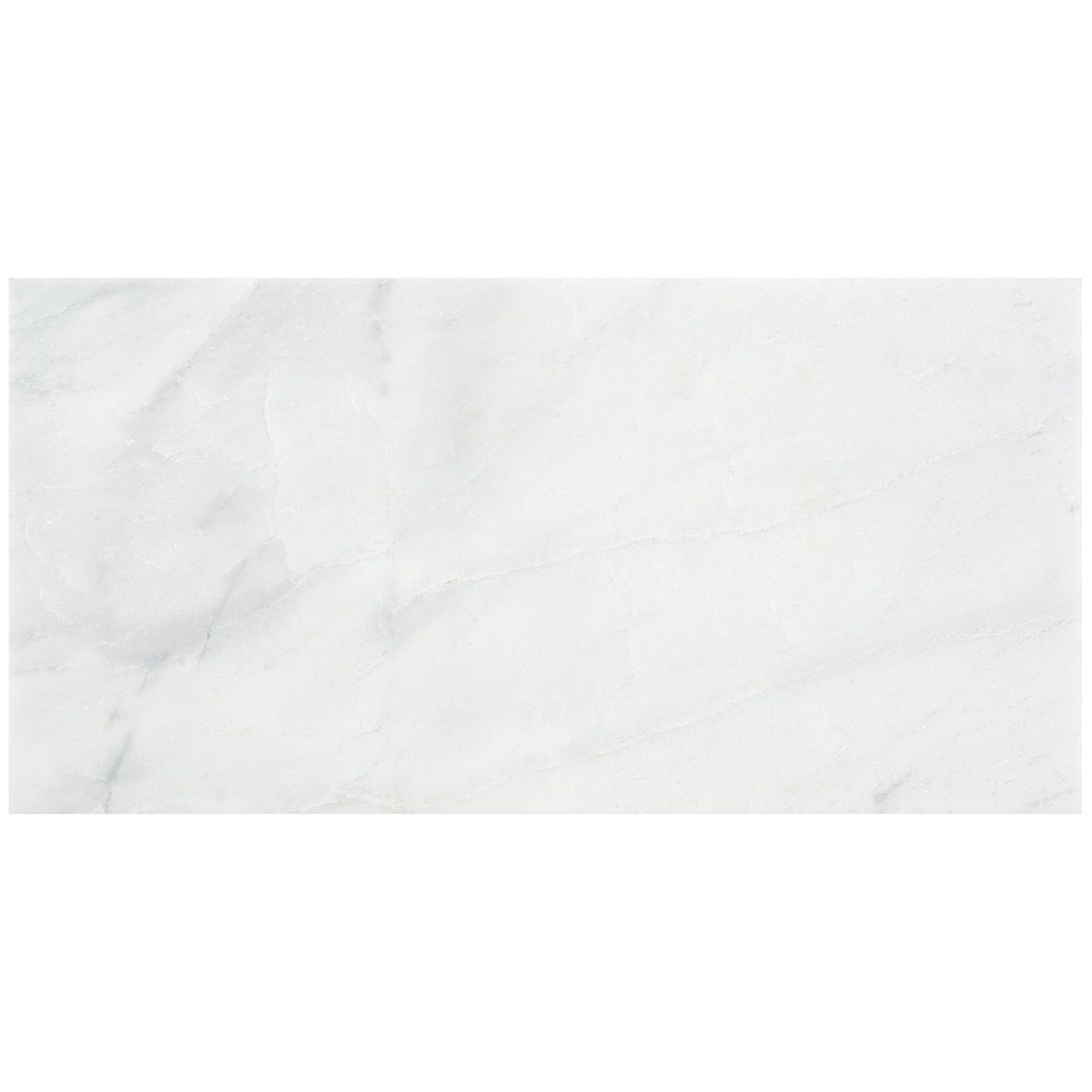 Alaska White 12x24 Honed Marble Tile | Tilebar.com