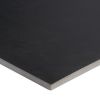 Lines Brass Inlay Black 24x24 Matte Porcelain Tile 